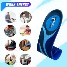 Magic Foot Work Energy iş Tabanlığı - Ortopedik Tabanlık - Uzun Süreler Ayakta Çalışanlar için - Rahat Tabanlık -  Darbe Emici Özellikli - High Memory Foam Teknolojisi - Erkek Ayakkabı iç Tabanlığı