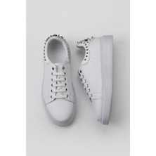 Bueno Shoes Beyaz Deri Erkek Spor Ayakkabı10