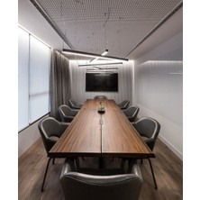 Mikro Aydınlatma Lineer Armatür 150CM(SIYAH Kasa,gün Işığı 3000K) Ledli Sarkıt Modern LED Avize, Salon, Mutfak 33W