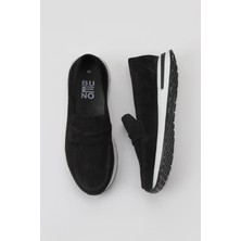 Bueno Shoes Siyah Süet Erkek Spor Ayakkabı10