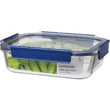 Locknlock Top Class Fırın & Saklama Kabı Dörtgen Kilitli 1.6 Lt Mavi