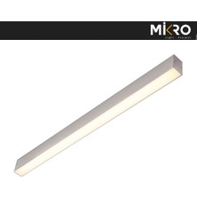 Mikro Aydınlatma Lineer Armatür 150CM(BEYAZ Kasa,gün Işığı 3000K-Samsung Led) Ledli Sarkıt Modern LED Avize, Salon, Mutfak 33W
