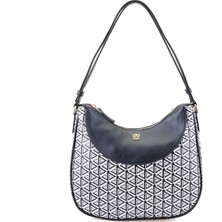 Desa Brote Siyah Kadın Monogram Omuz Çantası