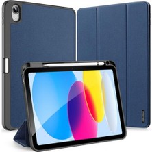 Coofbe Kalem Yerli Uyku Modlu Mıknatıslı Standlı Kapaklı iPad 10.2 2022 Kılıf Tablet Kılıfı Pu Deri Mikrofiber Tablet Kılıfı