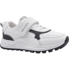 Kids A More Franky Erkek Çocuk Tek Cırtlı Ayakkabı Beyaz10