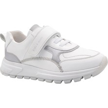 Kids A More Veronica Tek Cırtlı Kız Çocuk Spor Ayakkabı Beyaz10