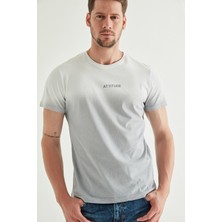 Twn Slim Fit Gri T-Shirt