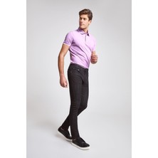 D'S Damat Slim Fit Siyah Düz Denim Pantolon 0HCJ35800399M