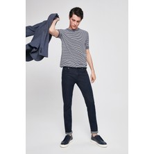 D'S Damat Slim Fit Lacivert Düz Denim Pantolon 0HCJ35800399M