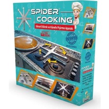 Gold Seri Spider Cooking Full Döküm Alüminyum Dönerli Börek Pişirici Ocaküstü Künefe Pişirme Aparatı