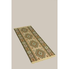 Obam  Uzun Koridor Kilimi (Uşak Kilimi) Çift Taraflı (100X200) (Yıkanabilir)