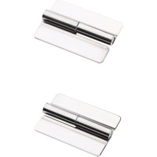 Dharry 304 Paslanmaz Çelik Banyo Kapısı Mutfak Kapı Popo Menentesi Gümüş 2pcs (Yurt Dışından)