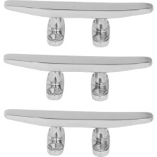 Dharry 3x 4 "yüksek Cilalı Paslanmaz Çelik Açık Base Boat Boat Donanım (Yurt Dışından)