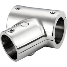 Dharry Ağır Hizmet Tipi Tekne El Ray Takımı 7/8 "90 ° Güverte El Tee Ayarlanabilir Cilalı Gümüş10 (Yurt Dışından)