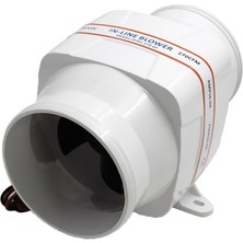 Dharry 4 Inç Hortum Satır Içi Deniz Sintine Hava Üfleyici 12 Volt 270 Cfm Tekne Rv Beyaz (Yurt Dışından)