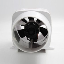 Dharry 4 Inç Hortum Satır Içi Deniz Sintine Hava Üfleyici 12 Volt 270 Cfm Tekne Rv Beyaz (Yurt Dışından)