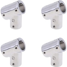 Dharry 4pcs Paslanmaz Çelik Yay ve Tekne El Rayı 60 Derece Tee Fitting 7/8 "tüp (Yurt Dışından)