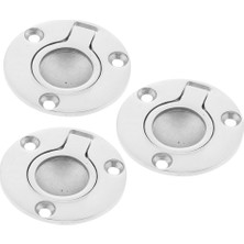 Dharry 3x Tekne Hatch Soyunma Dolabı Kaldırma/çekme Halka Tutucu 2 "deniz Paslanmaz Çelik (Yurt Dışından)
