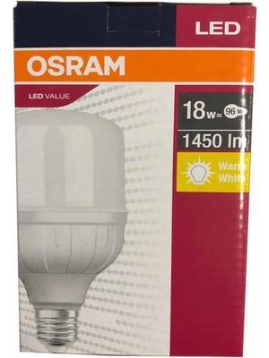 Osram Torch  18W (96W) Jumbo LED Ampul Sarı Işık (5 Adet)