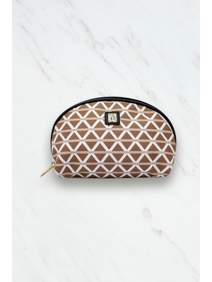 Önder Minbag Helen Makyaj Çantası Kahverengi