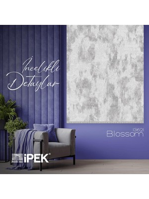 Pierre Cardin Ipek Mekik Halı Blossom Füme Ekru Retro Çizgili Halı