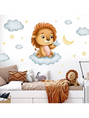 Lismo Kids Sevimli Aslan Duvar Sticker