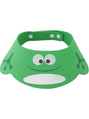 Schulzz Sevimli Kurbağa Bebek ve Çocuk Için Banyo Siperlik Şapka