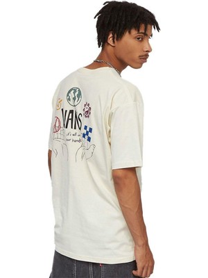 Vans In Our Hands Ss Tee Krem T-Shirt