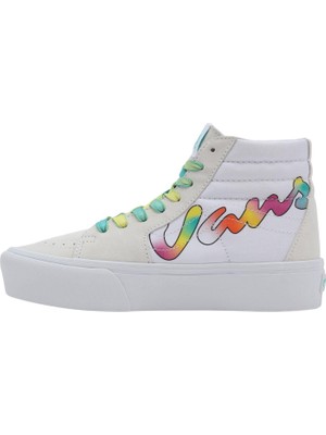 Vans Spring Fade Sk8-Hi Platform 2.0 Beyaz Sneaker10