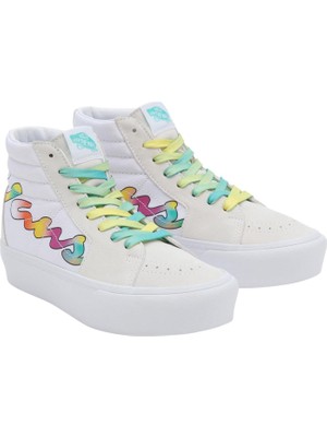 Vans Spring Fade Sk8-Hi Platform 2.0 Beyaz Sneaker10