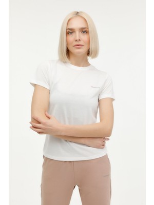 Lumberjack Laura T-Shırt 2fx Ekru Kadın Kısa Kol T-Shirt