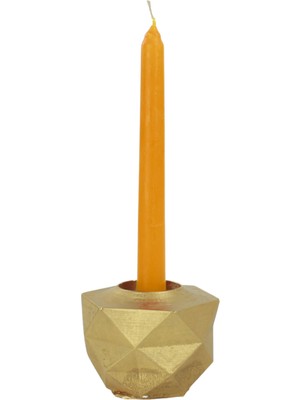 Evene Mumluk Şamdan Tealight ve Ince Mum Uyumlu Prizma Model