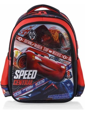 Cars Ilkokul Çantası Loft Speed Central ve Beslenme Çantası