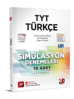 3D Yayınları TYT Türkçe Simülasyon Denemeleri - TYT Deneme - Güncel