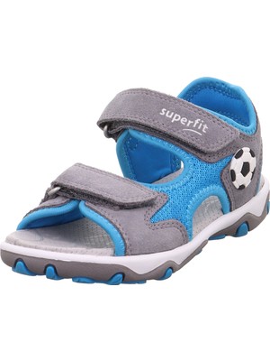 Superfit Gri - Turkuaz Erkek Çocuk Sandalet Mıke 3.0 1-009469-2510-3