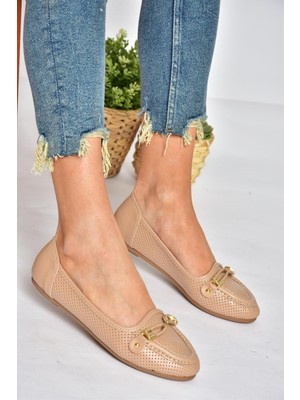 Fox Shoes P250005409 Ten Günlük Kadın Babet10