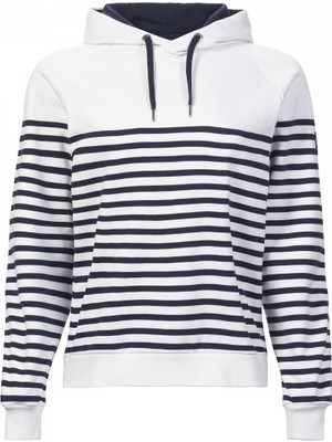 Musto W Marına Stripe Hoode Kadın Outdoor Sweat Shirt 82481