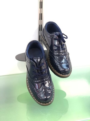 KAFKASLAR AYAKKABI Erkek Çocuk Kaymaz Taban Klasik Lacivert Ipli Sünnet Ayakkabısı10