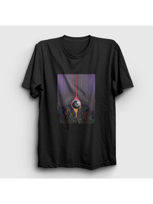 Presmono Unisex Siyah Currents Tame Impala T-Shirt
