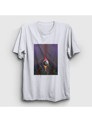 Presmono Unisex Beyaz Currents Tame Impala T-Shirt