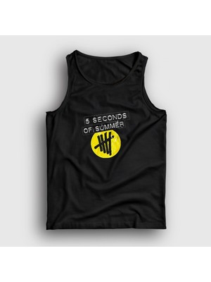 Presmono Unisex Siyah Logo V2 5 Seconds Of Summer Atlet