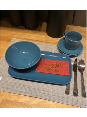 Kidspartim Gold Yaldızlı Bordo Hoş Geldin Ya Şehr-I Ramazan Peçete 16 Lı