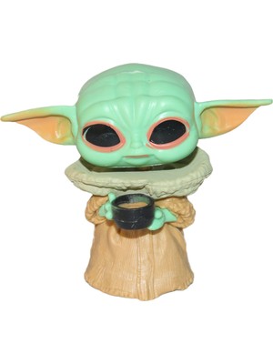 Elifeshop Star Wars The Mandalorian Grogu Baby Yoda Pop Stil 3 Boyutlu Koleksiyon & Karakter Figür Oyuncak 2
