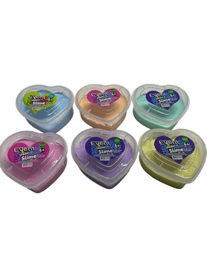 Event  Slime Kalpli 6 Adet 6 Renk Kaliteli  Test Raporlu