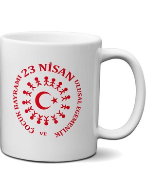 Zeron Tasarım 23 Nisan  Baskılı Kupa Bardak BLL1525
