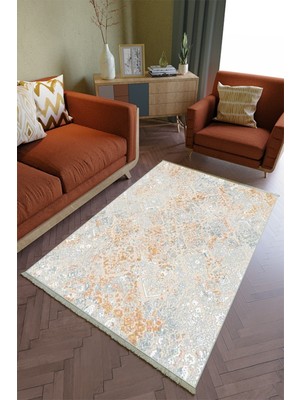 10 Post Online Salon Halısı Otantik Renkli Yolluk Kaymaz Yuvarlak Oval Kesme Ince Yıkanabilir Halı