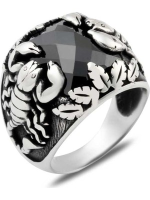 Stil Love Gümüş Akrep Erkek Yüzük