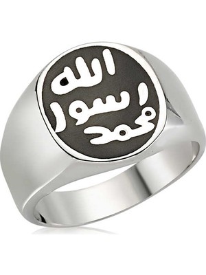 Stil Love Gümüş Mührü Şerif Erkek Yüzük