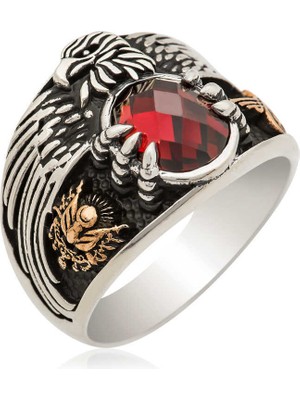 Stil Love Gümüş Kartal Erkek Yüzük