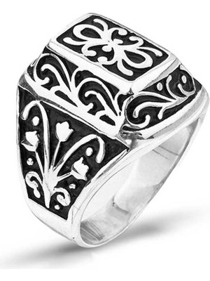 Stil Love Gümüş Kurtlar Vadisi Erkek Yüzük